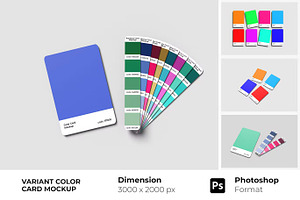 Variant Color Card Mockup