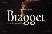 Bragget Elegant Serif Font, a Serif Font by Perfectype (Thumbnail 1 of 8)