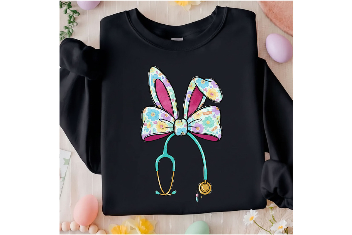 Easter Nurse Coquette Png, an Illustration by Designking (Photo 1 of 6)
