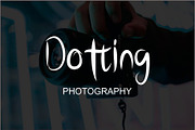 Dotting, a Script Font by edcreative (Thumbnail 2 of 2)