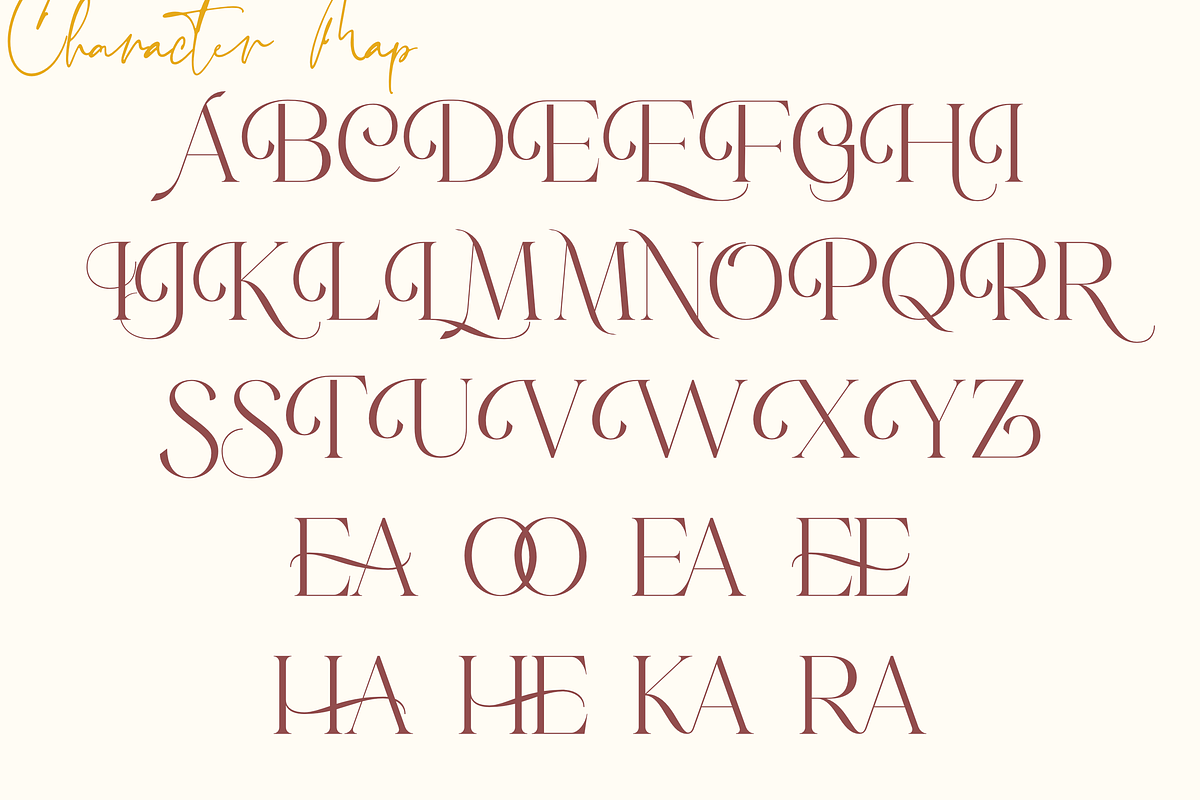 Emeralde Chamerions - Stylish Font, a Font by Almarkhatype (Photo 6 of 10)
