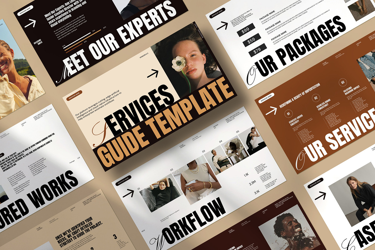 Services Guide Presentation Template preview 2