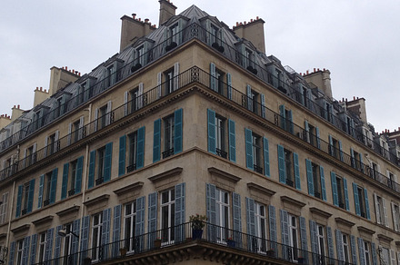 Parisian shutters containing paris, europe, and france