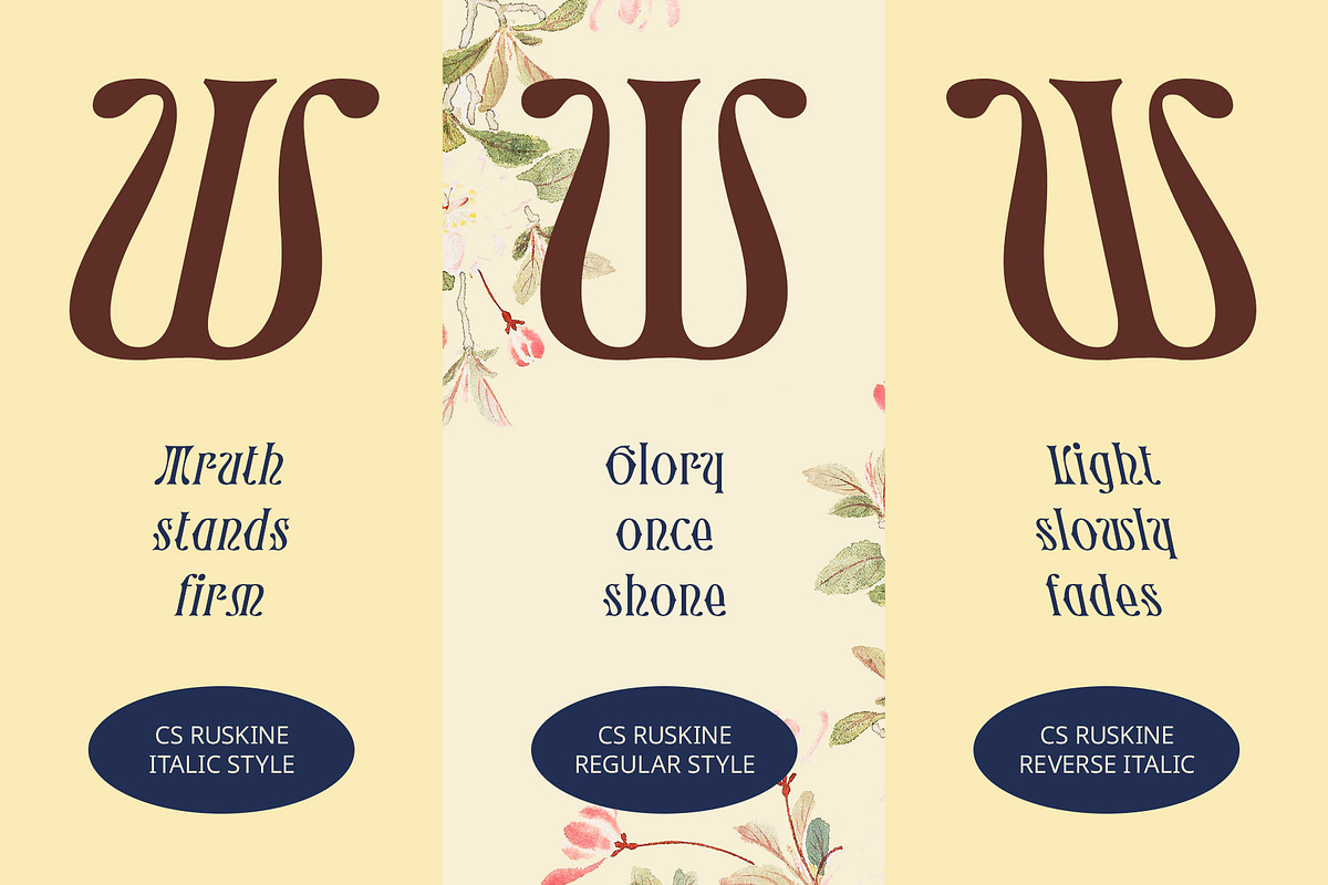 CS Ruskine – Uncial Font, a Sans Serif Font by Craft Supply Co. (Photo 4 of 8)