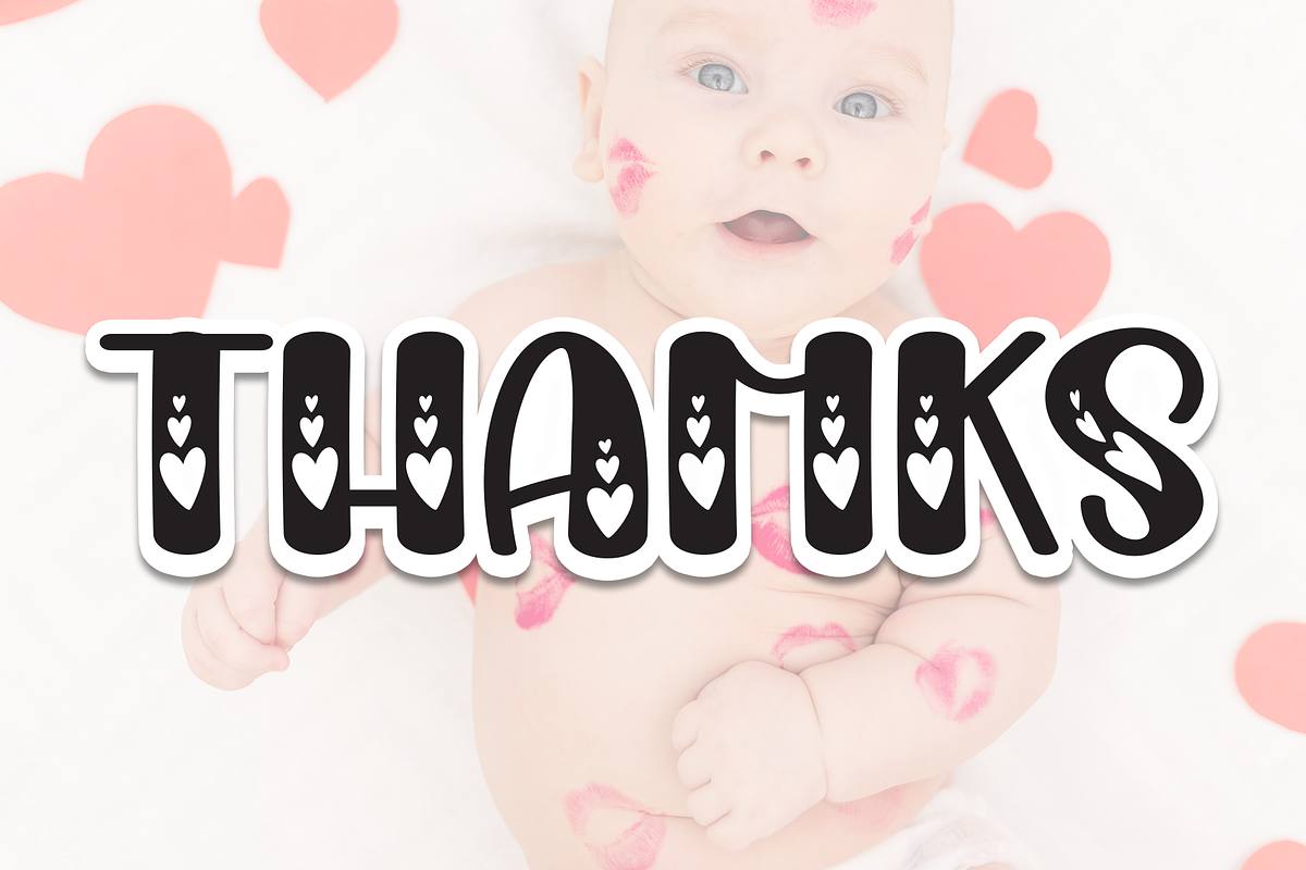 Love Baby | Script Font, a Script Font by Scratchones (Photo 8 of 8)