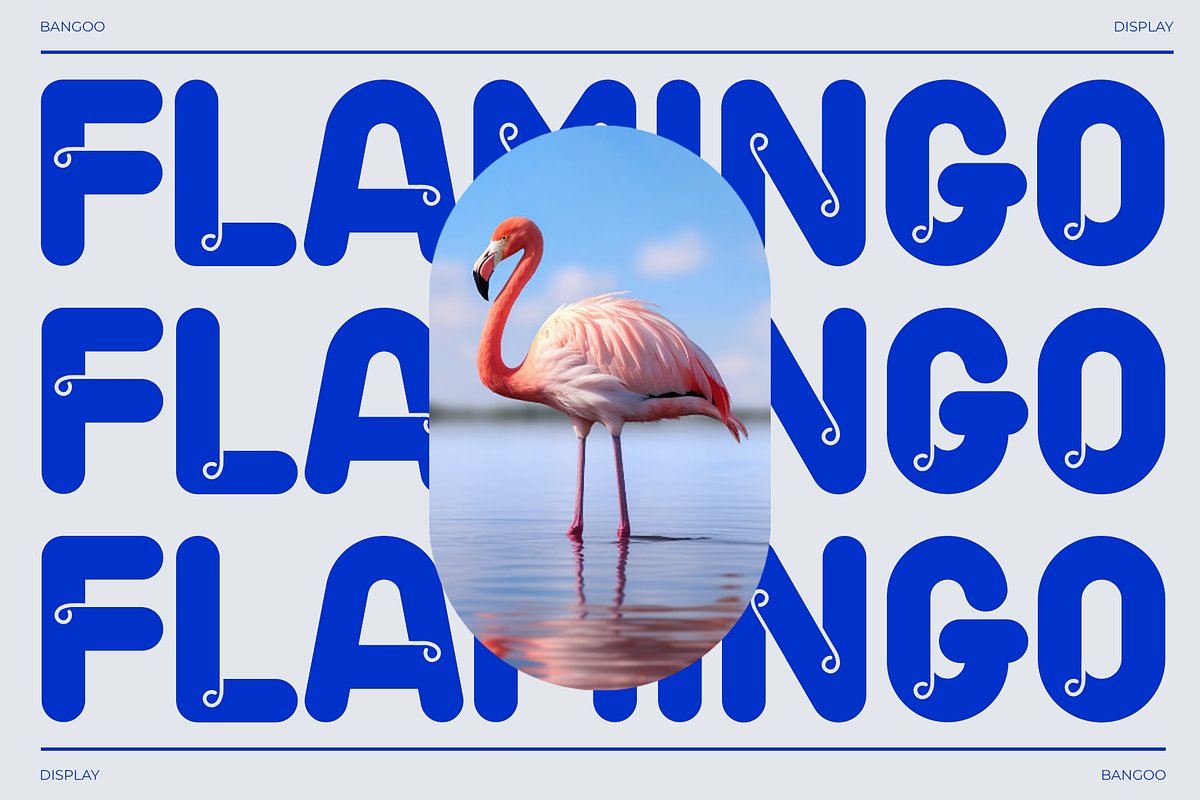 Bangoo – Modern Display Font, a Handwritten Font by overlaytemplates (Photo 2 of 5)
