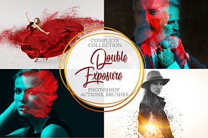 Double Exposure Actions, an Action Add-On by FixThePhoto