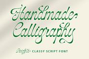Brigenta Script, a Script Font by Romiecreative (Thumbnail 2 of 8)