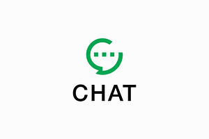 Modern Chat Logo Social Media App, a Branding & Logo Template by Signatoro