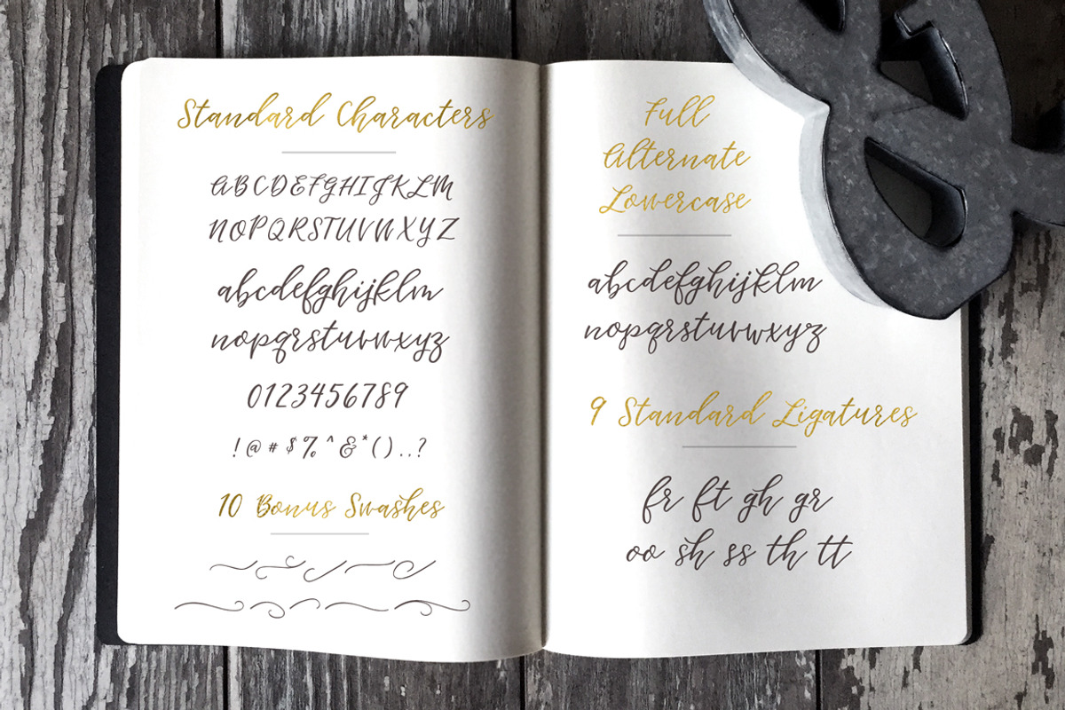 Hawthorne Script, a Script Font by Every Tuesday (Photo 10 of 11)