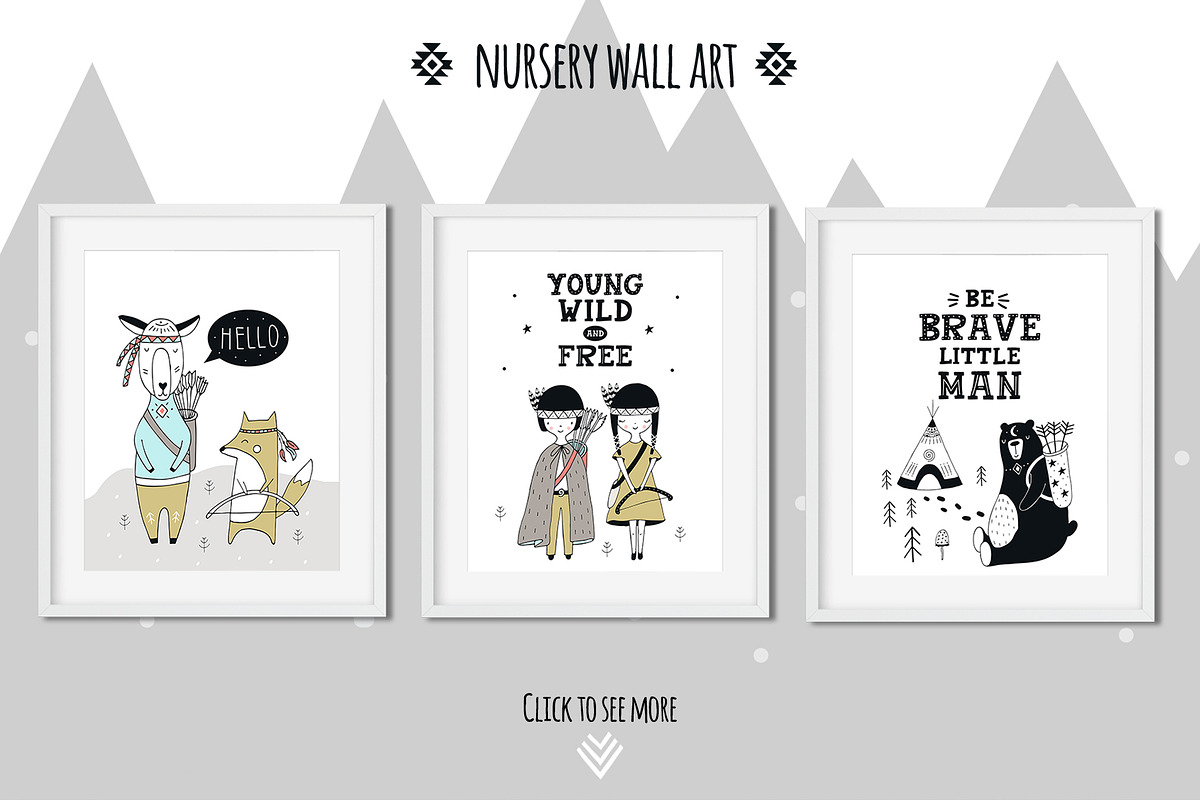 Nursery Posters, an Animal Illustration by Oksana Stepova (Photo 4 of 20)