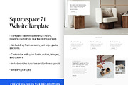 Portfolio Squarespace 7.1 Template, a Websites & App Template by Kseniia_Design (Thumbnail 3 of 8)