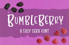 Bumbleberry - a silly serif font
