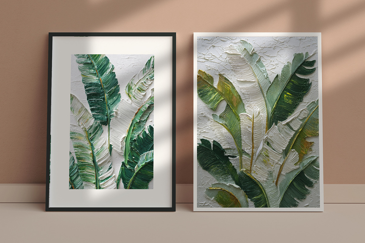 Tropical Leaves Illustration, a Decorative Illustration by Housui Patterns (Photo 7 of 12)
