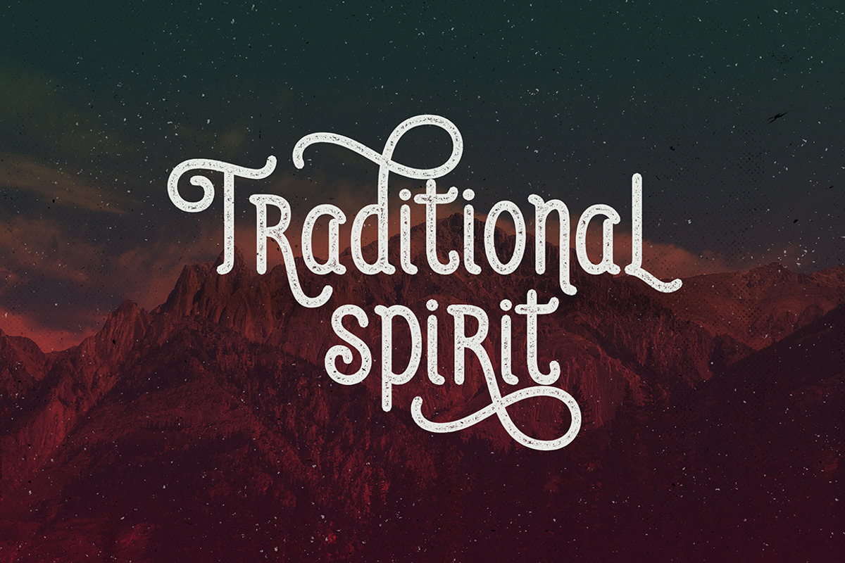 Auther Typeface preview 3