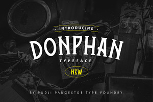 Donphan Retro Typeface