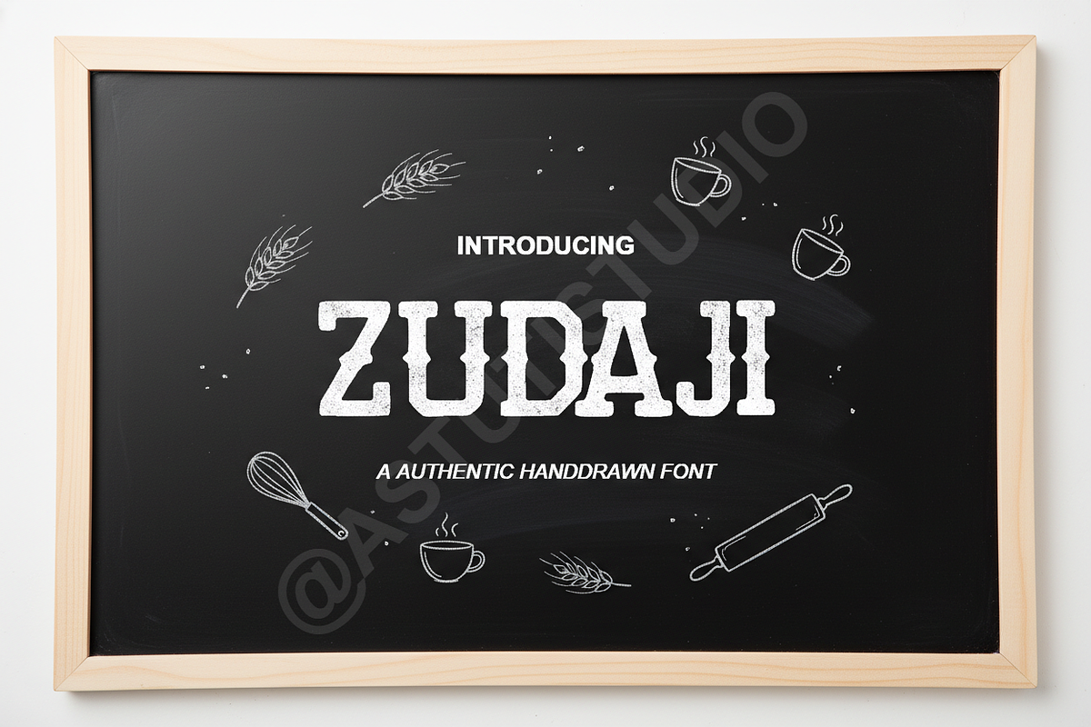 Zudaji | Elegant High-Contrast Displ, a Font by Astuti Studio (Photo 1 of 15)