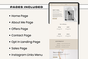 Wix Website - White Luxe, a Websites & App Template by Freedom Business Shop (Thumbnail 8 of 11)