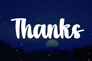 Cute Midnight | Script Font, a Handwritten Font by Scratchones (Thumbnail 8 of 8)