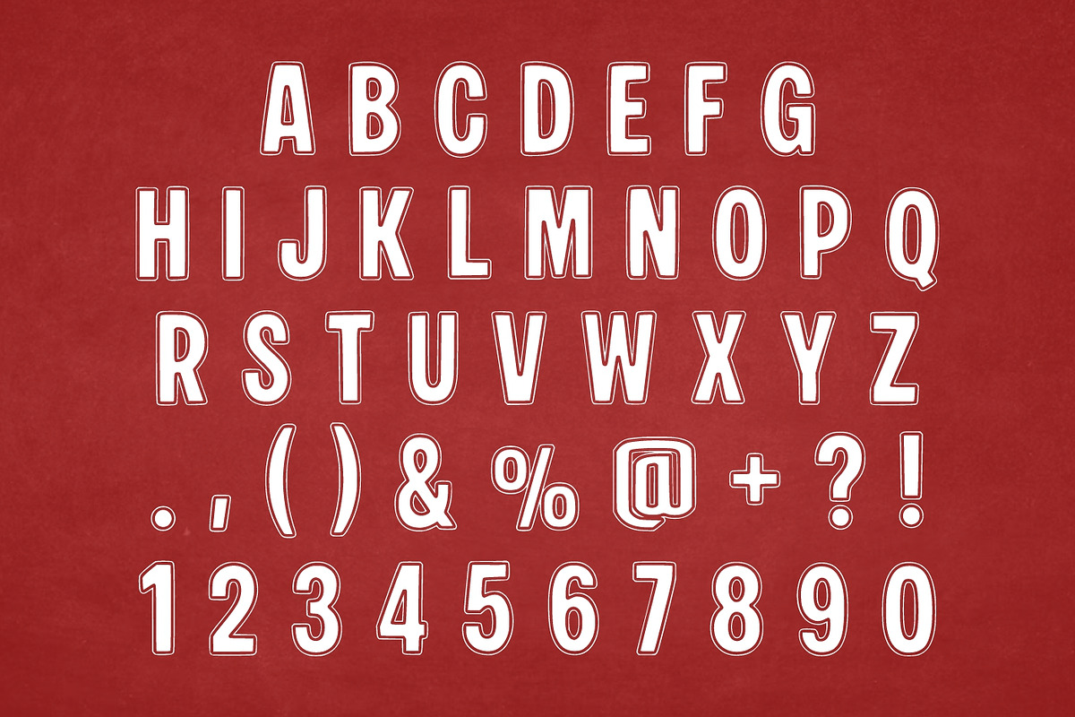 Chicago Bulls, a Slab Serif Font by Fourteen Letter (Photo 3 of 6)