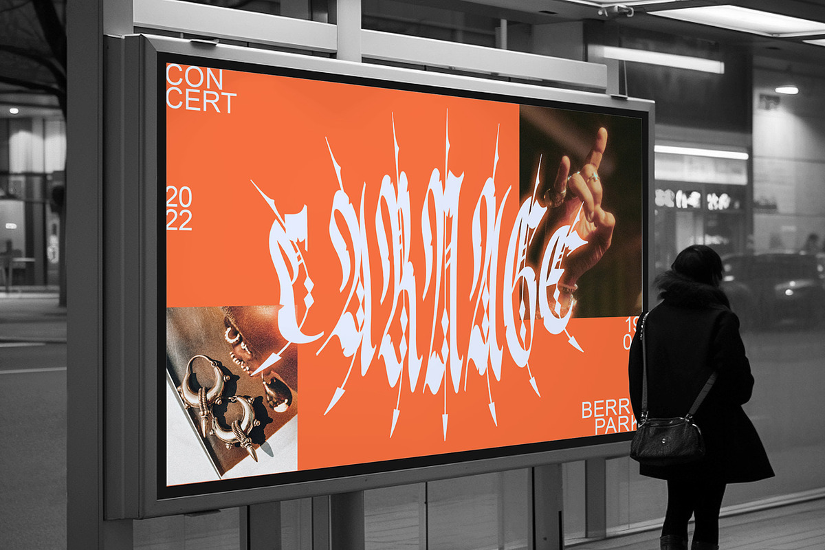 CS Lamia – Blackletter Font, a Blackletter Font by Craft Supply Co. (Photo 5 of 8)