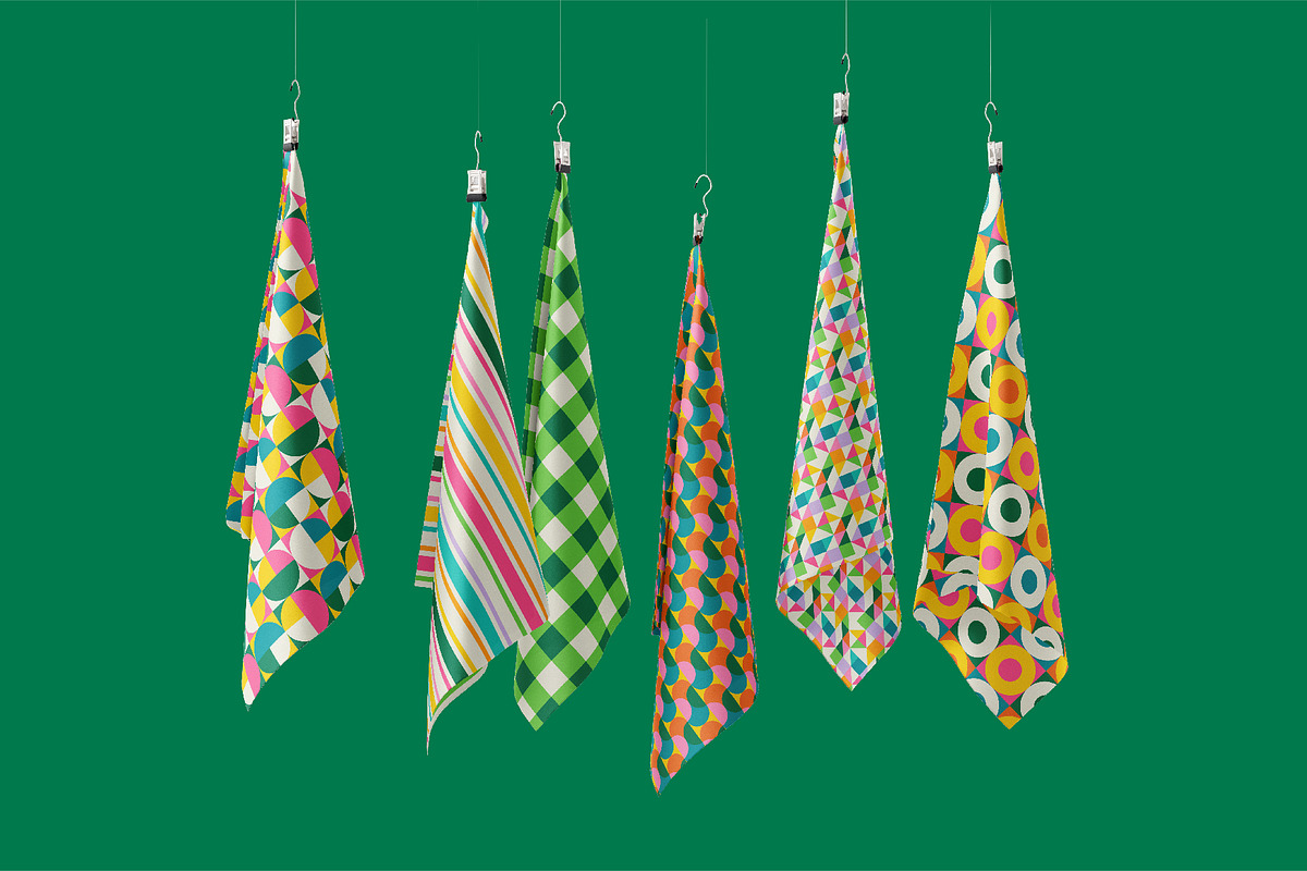 Simple Geometric Seamless Patterns, a Pattern Graphic by AnnArt (Photo 9 of 9)
