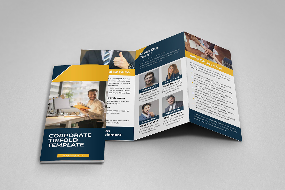 Business Trifold Brochure V7, a Brochure Template by SamiSimply7 (Photo 1 of 4)