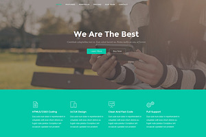 Lane - Landing Page Template