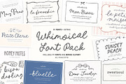 11 Whimsical Handwritten Font Bundle, a Script Font by Pink Coffie (Thumbnail 1 of 58)