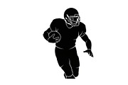 Football Soccer Silhouette Bundle, an Illustration by hafijul (Thumbnail 33 of 51)