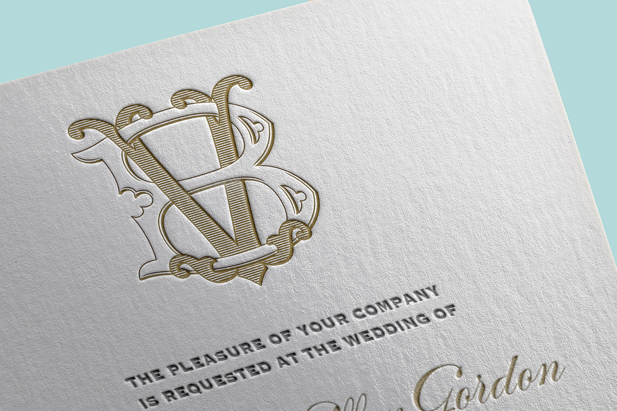 BV Monogram VB Monogram, a Branding & Logo Template by Shuler Studio (Photo 4 of 6)