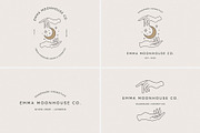 24 Celestial Logo Templates Pack, a Branding & Logo Template by amber&ink (Thumbnail 2 of 14)