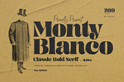 Monty Blanco - Classic Bold Serif, a Serif Font by ikiiko (Thumbnail 1 of 7)