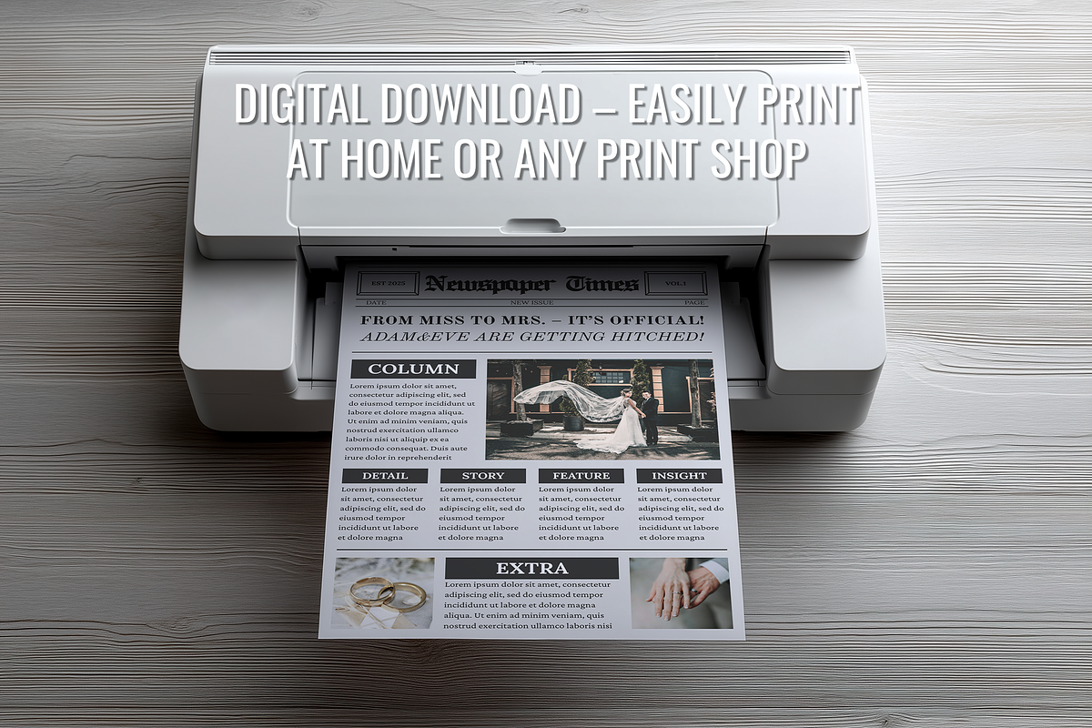 Front Page Newspaper Template, a Magazine Template by ZoloDesignHub (Photo 4 of 8)