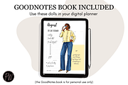 Fashion girls 60 clipart PNG, a Person Illustration by Parinaz Wadia Design (Thumbnail 8 of 11)