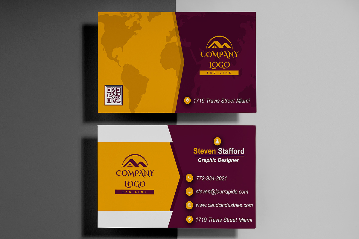 Clean Modern Business Card preview 2