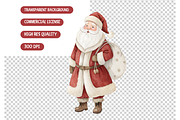 Classic Christmas Watercolor Set, an Illustration by TatiMockup (Thumbnail 7 of 7)