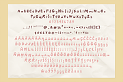 Muddle - handwritten font, a Handwritten Font by kondratya (Thumbnail 2 of 7)