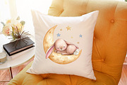 Cute Boho Pink Bunny Clipart, an Illustration by Sublimation Artist (Thumbnail 6 of 6)