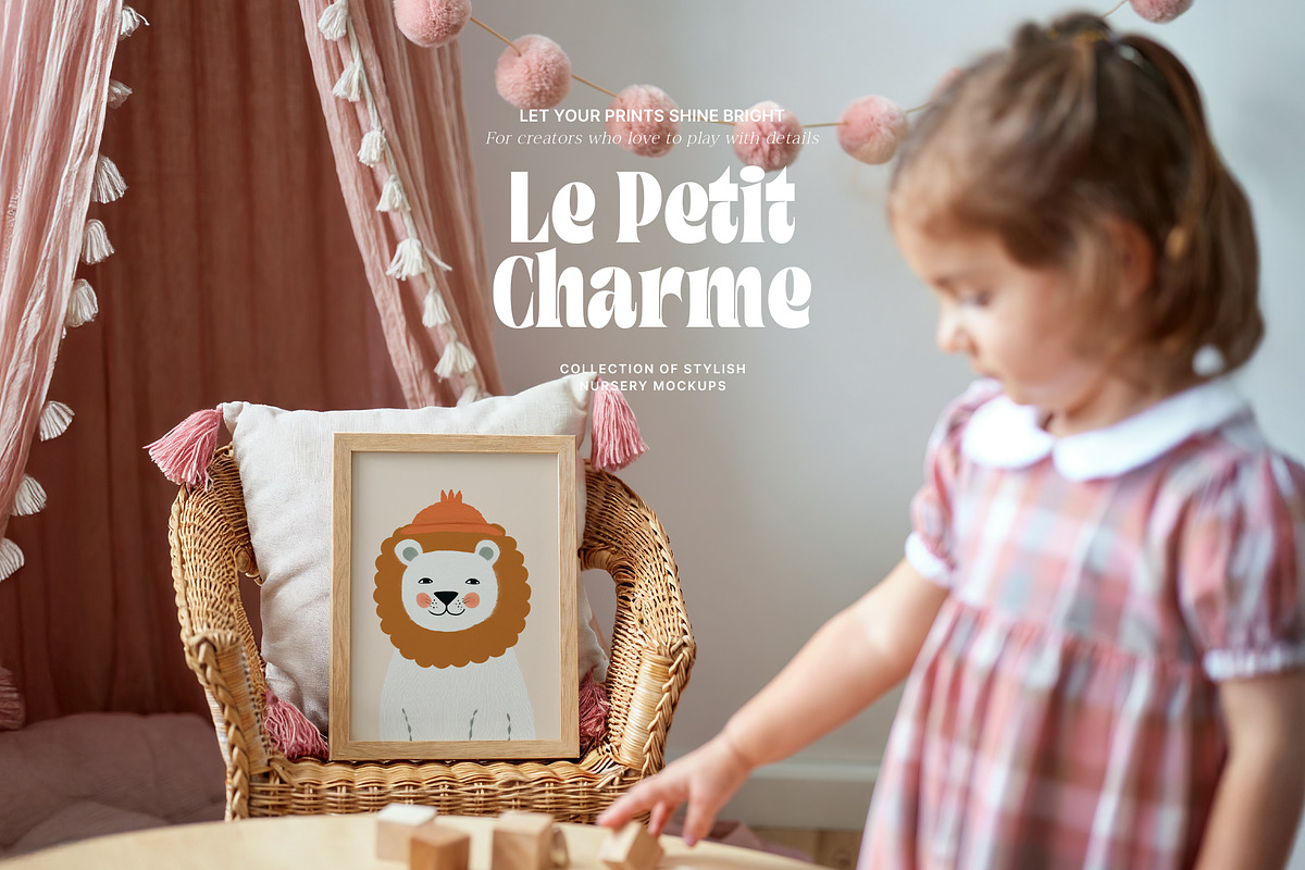'Le Petit Charme' Kids Frames Mockup, a Household Mockup by Muse Mockups (Photo 10 of 18)