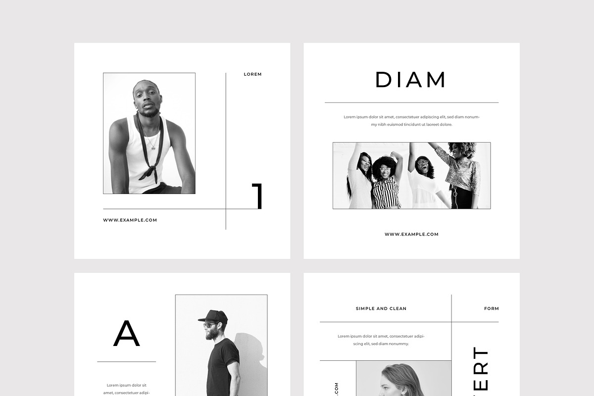 Minimal Fashion Instagram Templates, a Social Media Template by Filip Studio (Photo 2 of 2)