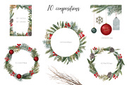Natural Christmas set, a Decorative Illustration by marie dricot (Thumbnail 6 of 7)