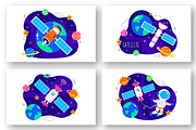 10 Satellite Internet Technology, a Technology Illustration by denayunebgt (Thumbnail 2 of 4)