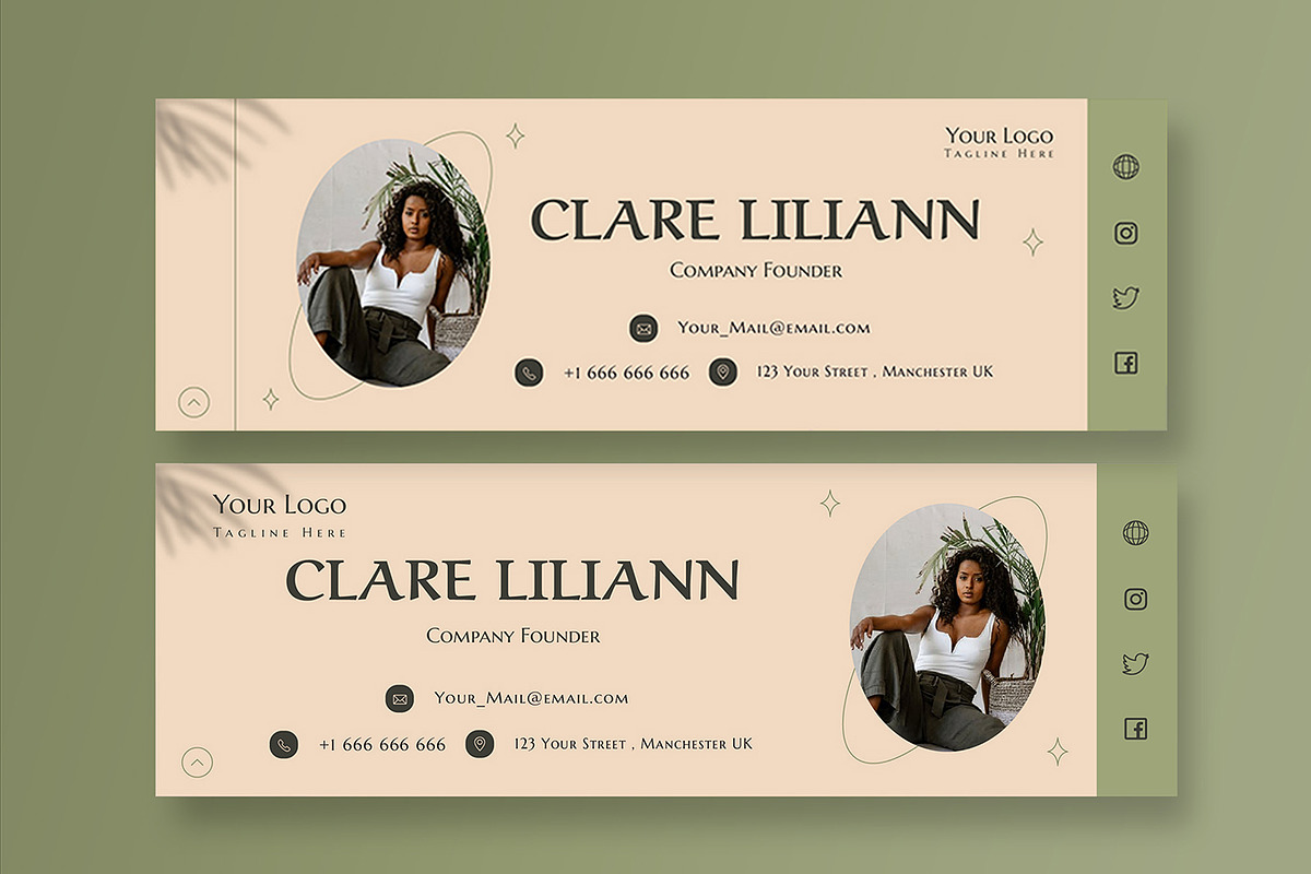 Aesthetic Email Signature, an Email Template by Pitchlook.Studio (Photo 2 of 2)