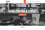 Flat One Page Creative Template, a Landing Page Template by VectorBurn (Thumbnail 4 of 5)