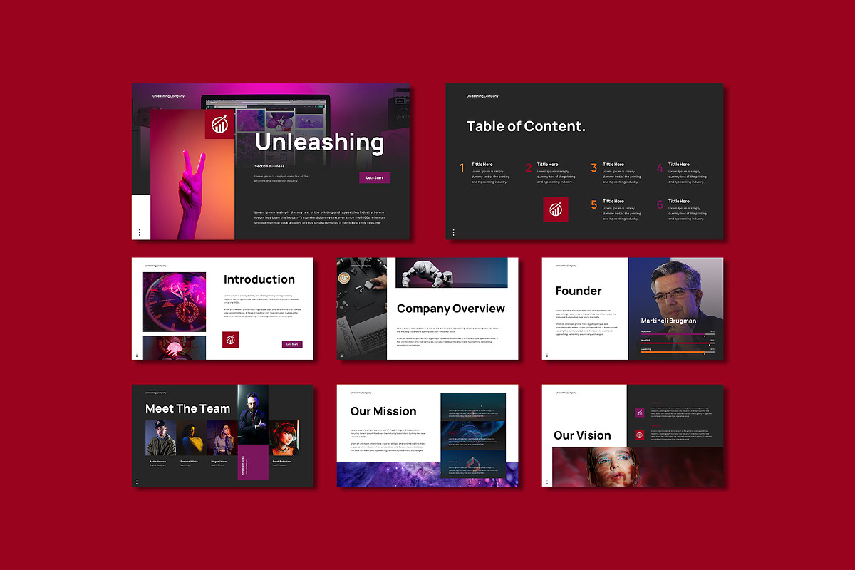 Business Presentation Powerpoint, a Presentation Template by VanillineGraph (Photo 2 of 5)