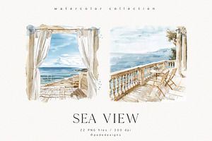 Sea View Illustrations II