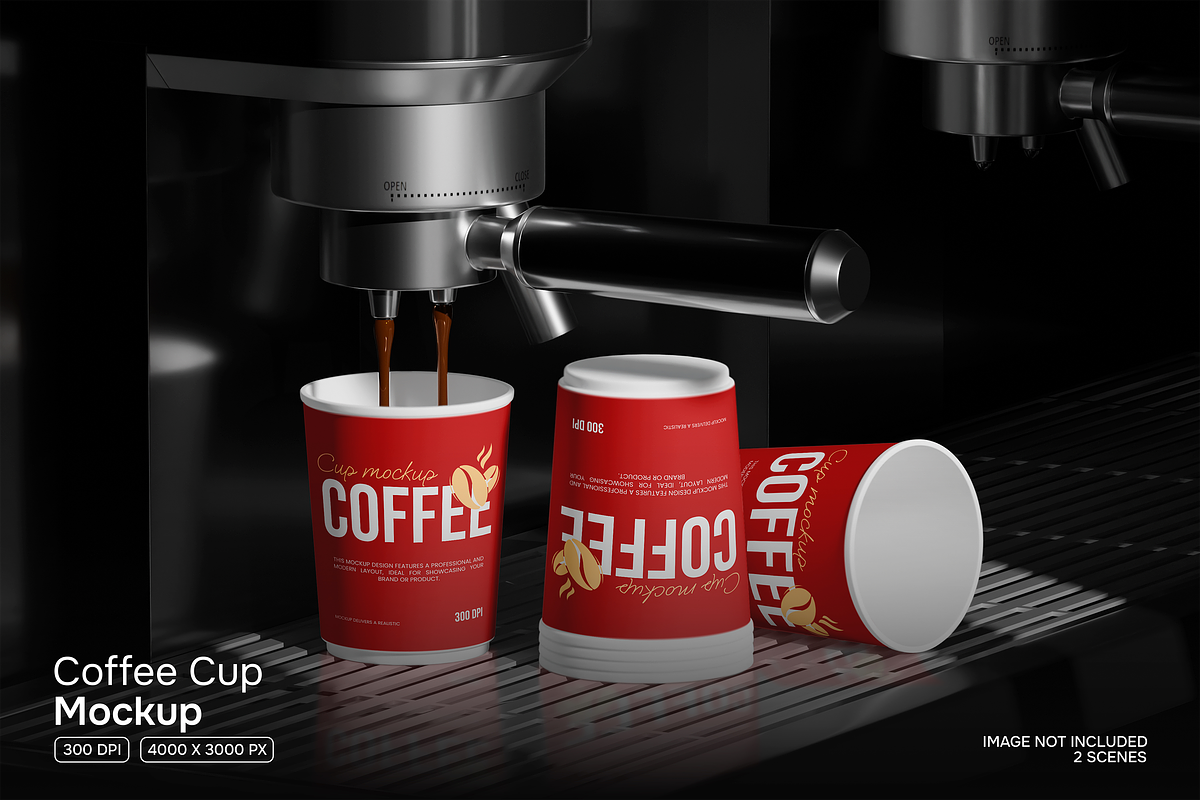 Coffee Cup Mockup, a Cups & Container Mockup by Permadi Creative (Photo 1 of 3)