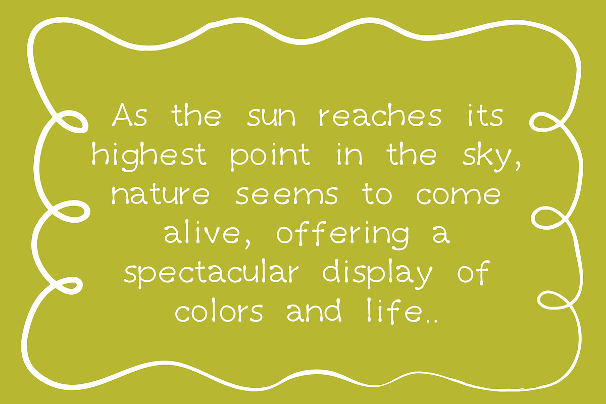 Funny Notes Font, a Sans Serif Font by Bonfloret Studio (Photo 3 of 4)