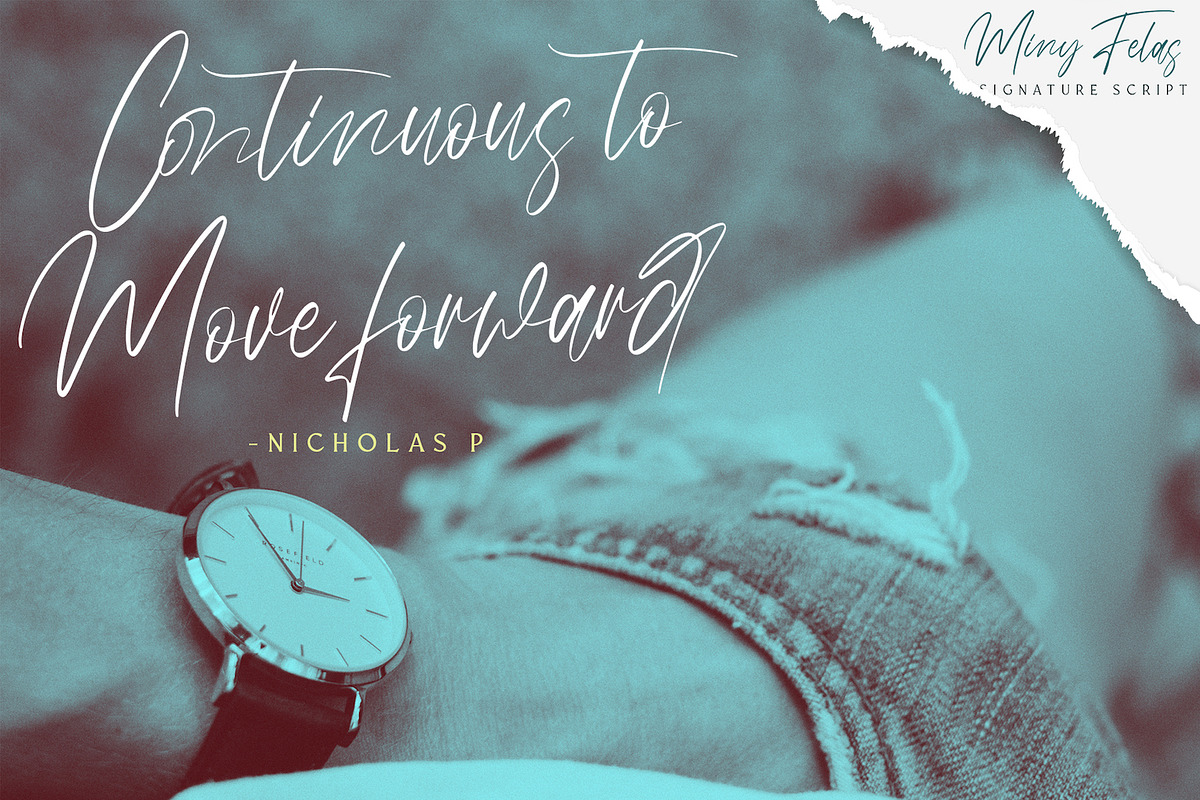 Miny Fellas - Handwritten Font preview 7